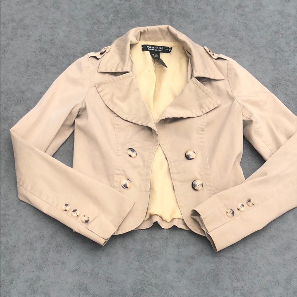 Rampage tan khaki blazer